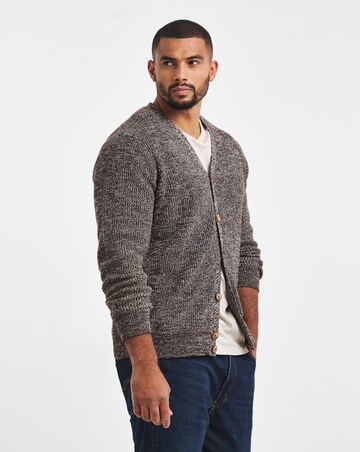 Cotton Twist Knitted Cardigan