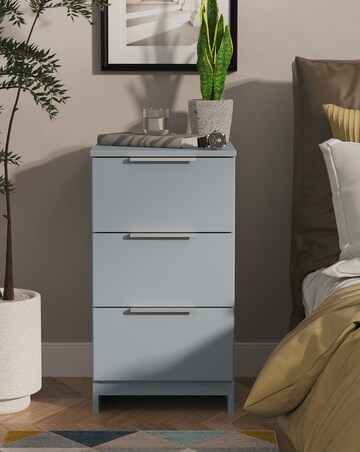 Humber Ready Assembled 3 Drawer Bedside - Kids