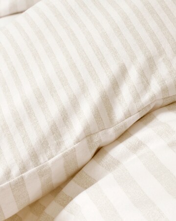 Catherine Lansfield Brushed Stripe Duvet Cover Set