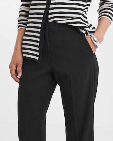Tailored Straight Leg Trousers with stretch