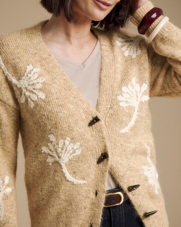 Julipa Longline Embroidered Cardigan