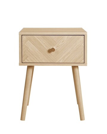 Herringford 1 Drawer Bedside Table
