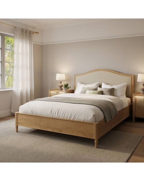 Emy French Style Wooden Hidden Ottoman Bed
