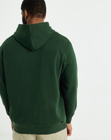 Jack & Jones Graphic Logo Hoodie - Dark Green