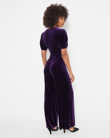 Joe Browns Gabriella Velour Wrap Front Jumpsuit