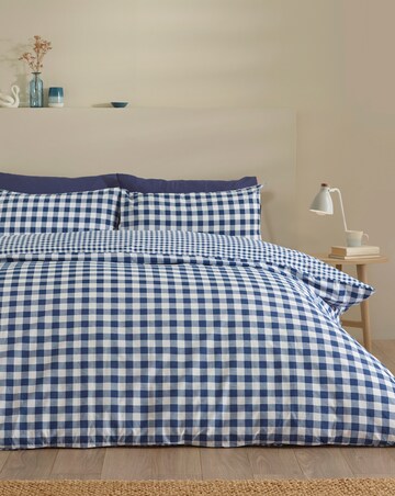 Catherine Lansfield Bamford Gingham Check Duvet Cover Set