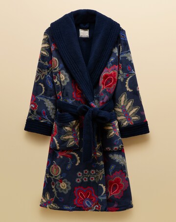 Joules Matilda Floral Luxury Dressing Gown