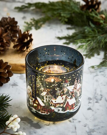 Starlit Night Sky LED Candle