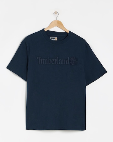 Timberland Embroided Logo T-Shirt - Navy