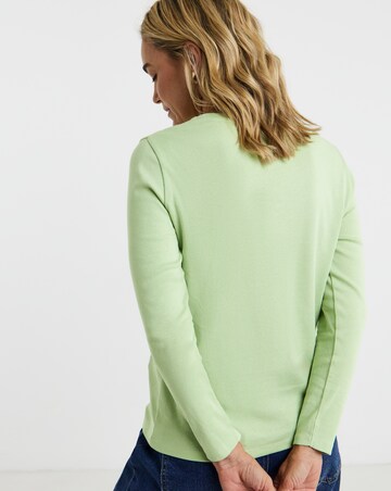 Navy, Pink, Stone, Plum, Sage 5 Pack Crew Neck Long Sleeve T-Shirts