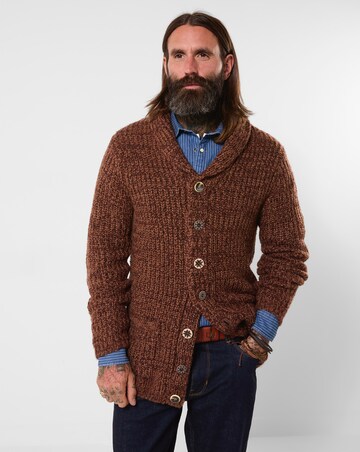Joe Browns Anchor Cardigan - Chocolate