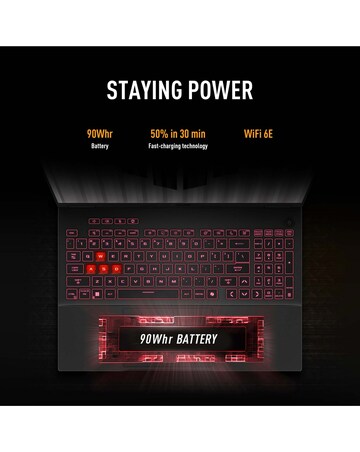 ASUS TUF Gaming Laptop - 16in NVIDIA GeForce RTX 5060 AMD Ryzen 9 1TB SSD