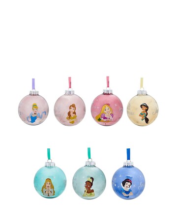 Disney Set of 7 Baubles - Princesses