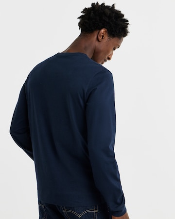 Levi's Classic Long Sleeve Housemark T-Shirt - Navy