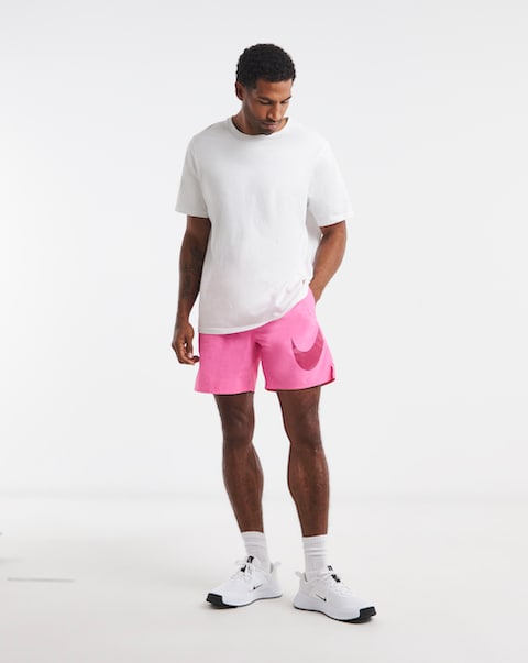 Nike 7 Full Lined Big Logo Swim Shorts