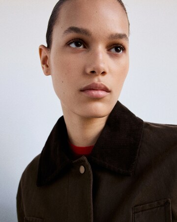 Mango Corduroy Collar Jacket