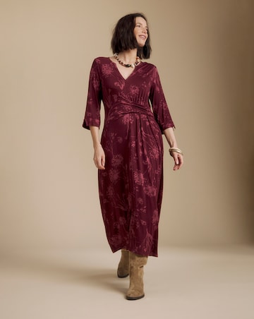Julipa Twist Front Midi Dress