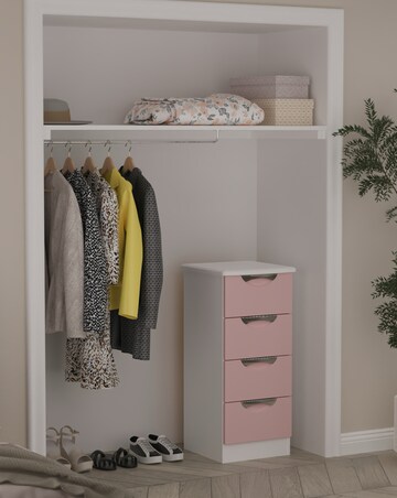 Haydn Ready Assembled 4 Drawer Tallboy - Kids