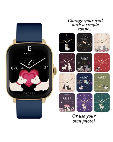 Radley Series 20 Smart Calling Watch with Navy Silicone Strap