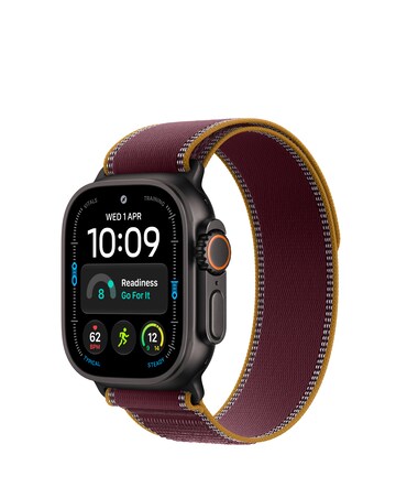 Apple Watch Ultra 4 GPS + Cellular 49mm - Black Titanium/Burgundy Loop - M/L