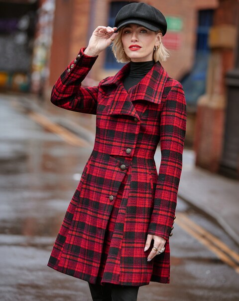 Joe Browns Autumn Days Check Coat
