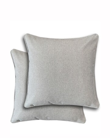 Chester Herringbone Pair of Cushion Covers