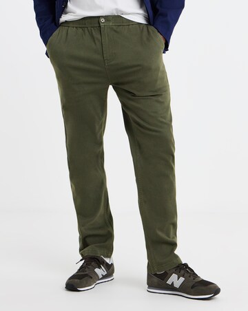 Fully Elasticated Comfort Waist Straight Chino Trouser
