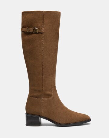 Clarks Suede Wrenn Knee High Boot - Standard Fit (D)