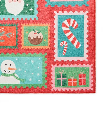 Christmas Stamps Washable Runner