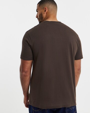 Jack & Jones Norrebro Embroidered Logo T-Shirt - Brown