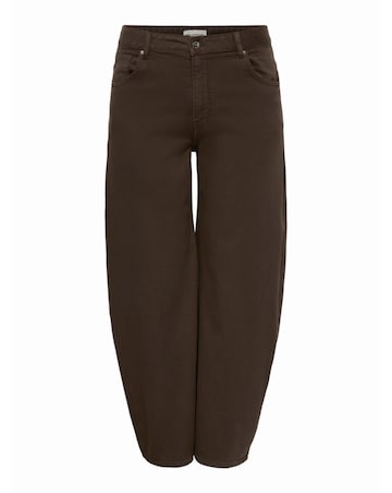 ONLY HIGH WAISTED BARREL DENIM JEAN