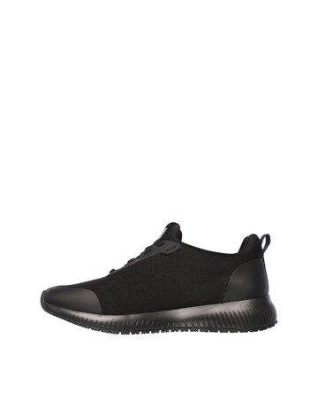 Skechers Black Workwear Squad Slip Resistant Trainers - Wide Fit (E)