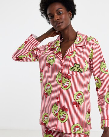 The Grinch License Striped Pyjama Set