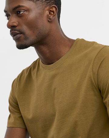 Pure Cotton Crew Neck T-Shirt Long