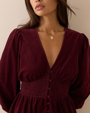 NOBODY'S CHILD PETITE RILEY CORD MINI DRESS