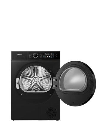 Hisense 3i 9kg KitchenFit Heat Pump Dryer Black