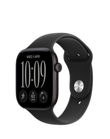 Apple Watch Series 12 GPS 46mm - Black Aluminium/Black Sport Band - S/M