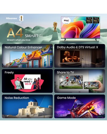 Hisense 32A4STUK 32in Full HD LED Smart TV with Freely
