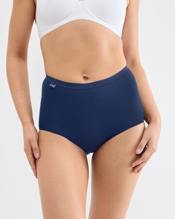 Sloggi 3 Pack Basic Maxi Knicker Blue Multi