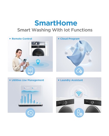 Midea 10kg Washing Machine - White