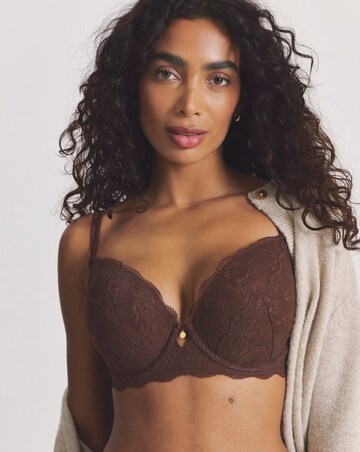 Pretty Secrets Floral Lace Boost Plunge Bra