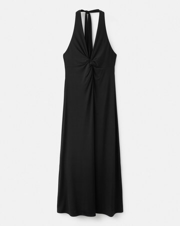 Mango Draped Halter Dress