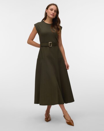 VERO MODA MIDI BELTED DRESS