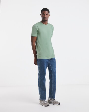 Pure Cotton Crew Neck T-Shirt Long