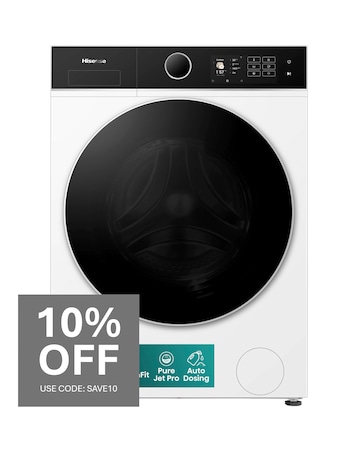 Hisense KitchenFit 5i Series WD5I1045BWQ 10.5kg/6kg Washer Dryer - White