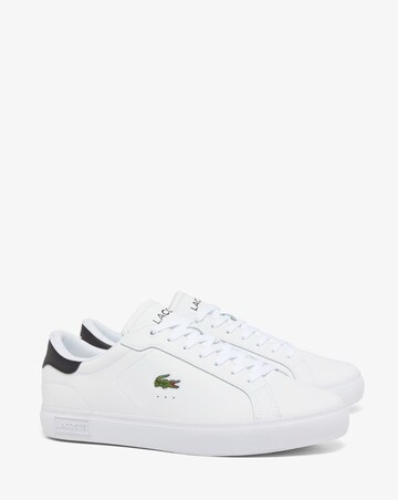 Lacoste Powercourt Trainers - White/Black