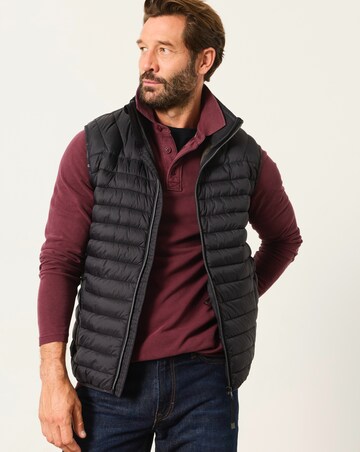 FatFace Long Sleeve Pique Polo - Plum Purple