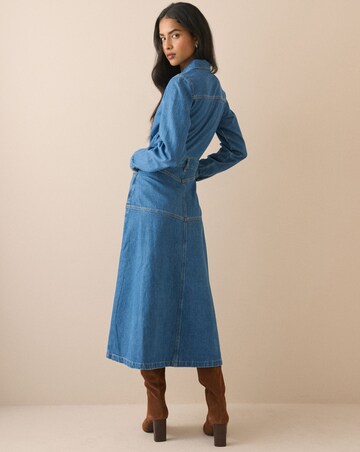 NOBODY'S CHILD LEE TENCEL MIDI DRESS