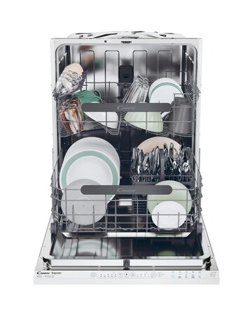 CANDY CI 4C7L0W 14 Place Integrated Dishwasher