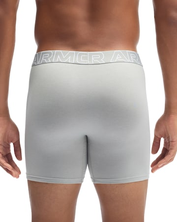 Under Armour Performance Cotton 6 Inch Boxers - 3 Pack